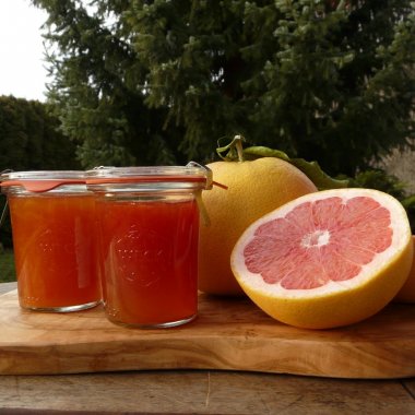 Červený grapefruit, Extra džem méně sladký