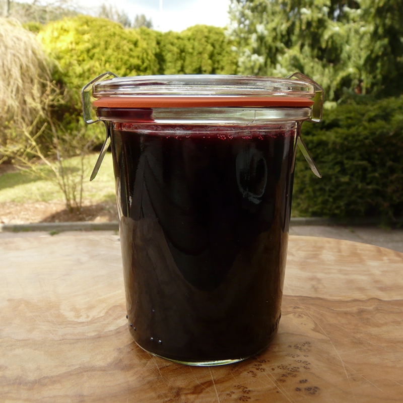 Borůvky a bezinky s vanilkou, Extra džem méně sladký.