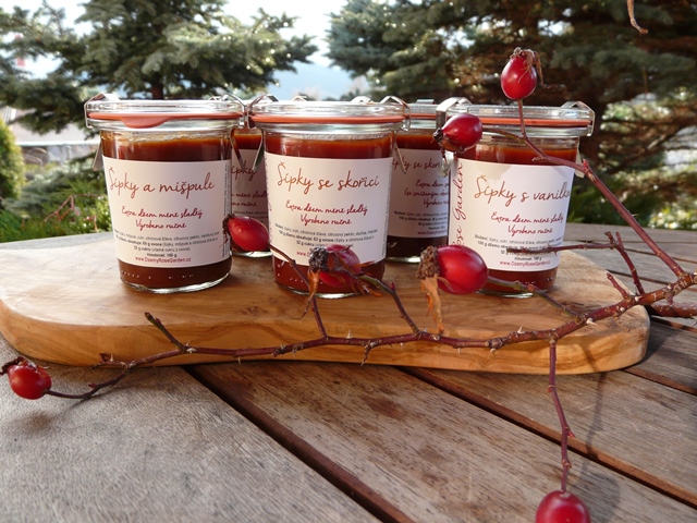 Šípek se skořicí a hřebíčkem, Extra džem méně sladký