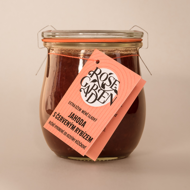 Jahoda a červený rybíz, Extra džem méně sladký