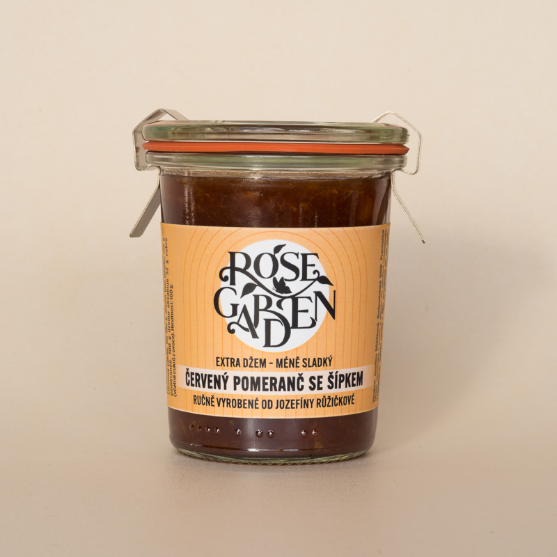 Červený pomeranč se šípkem, Extra džem méně sladký