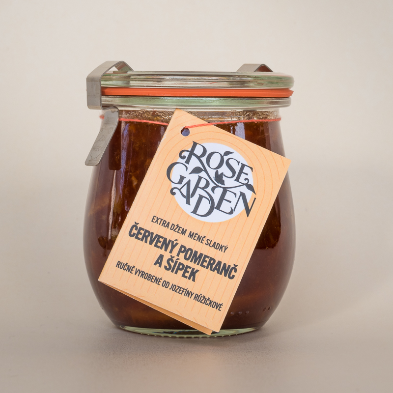 Červený pomeranč se šípkem, Extra džem méně sladký